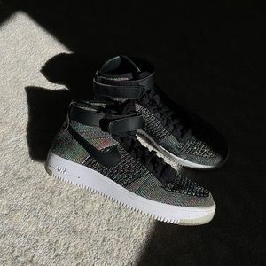 Nike Air Force 1 Ultra Flyknit Mid Multi color in size 10.5